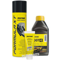 TEXTAR ПРОМО ПАКЕТ - Brake Cleaner + Cera Tec + DOT 4