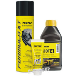 TEXTAR ПРОМО ПАКЕТ - Brake Cleaner + Cera Tec + DOT 4