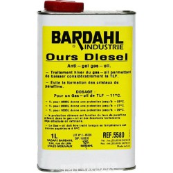 Bardahl Antigel (-29 °C) 1L - Антигел за дизел (антифриз)