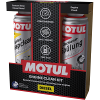MOTUL Engine Clean Kit Diesel - 2x300 ml. Комплект за цялостно почистване на дизелови двигатели