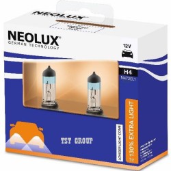 H4 12V 60/55W Neolux Extra Light + 130% - 2 бр.