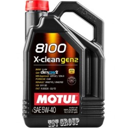 MOTUL 8100 X-Clean gen2 5W40 - 5L