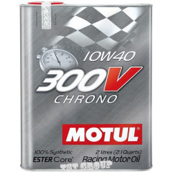 MOTUL 300V Chrono 10W-40 - 6L (3 x 2 литра) - ПРОМОЦИЯ -55% Двигателно масло (цената е за 6 литра)