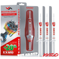 XADO EX120 Revitalizant Gasoline Engine 3x8 ml. - Металокерамична добавка ревитализант за бензинов двигател