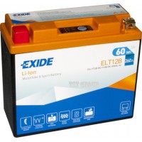 EXIDE ELT12B литиево-йонен акумулатор до 20 Ah, CT12B-BS, CT14B-BS, CB16AL-A2(-SM), YT12B-BS, YT14B-BS, YB16AL-A2 (-SM)