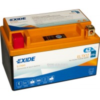 EXIDE ELTX12 литиево-йонен акумулатор до 18 Ah, CBTX12-BS, CT12A-BS, CB12B-B2, YTX12-BS, YT12A-BS, YT12B-BS